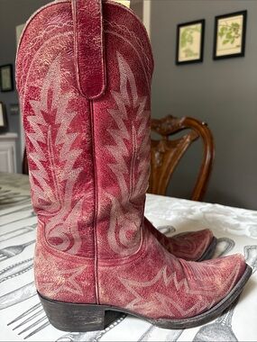 Old Gringo 9.5 Nevada Red Distressed Western Cowboy Boots
